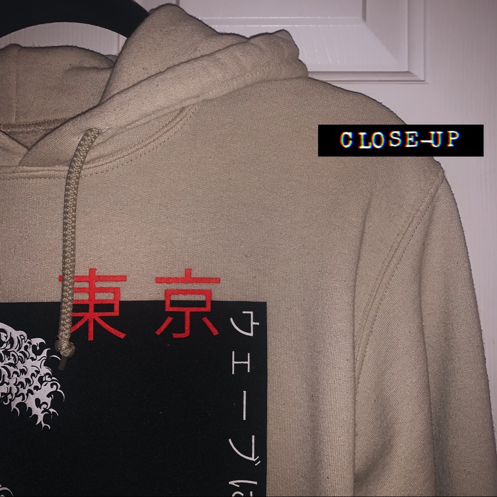 Artist Union Clothing Co. Waves Hoodie w/ Japanese